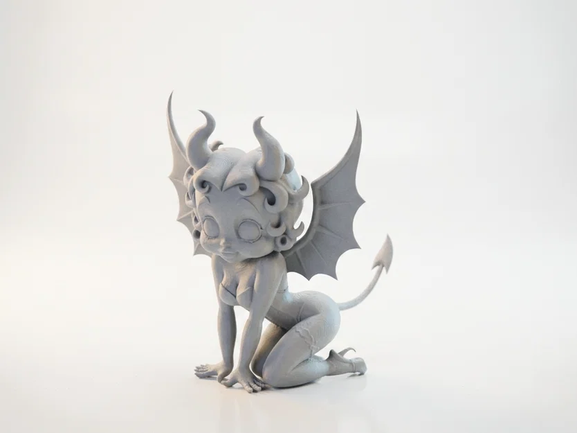 Mô hình tượng quỷ quỳ gối 3D in Fantasy - Image 1