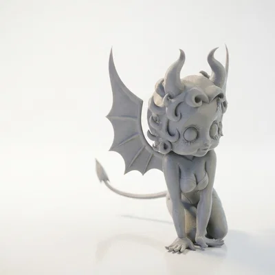 Mô hình tượng quỷ quỳ gối 3D in Fantasy