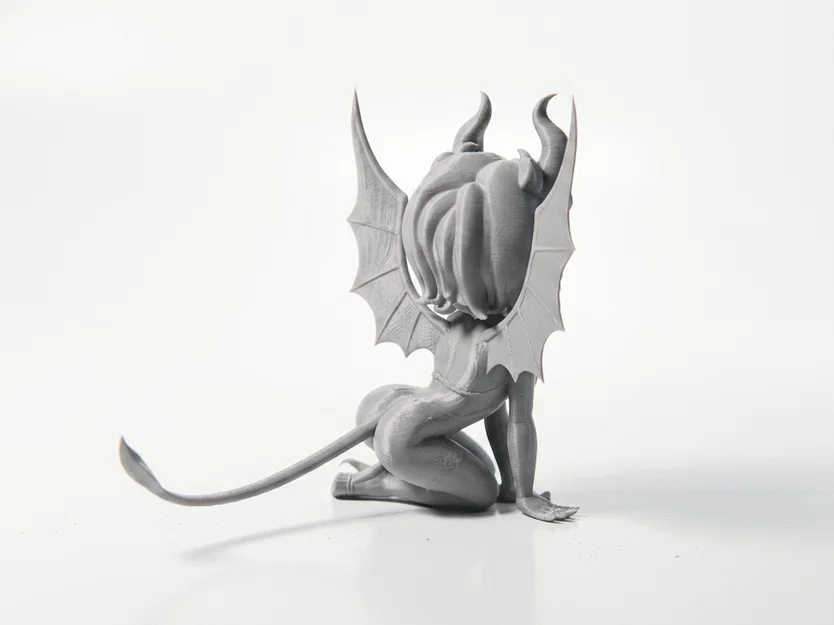 Mô hình tượng quỷ quỳ gối 3D in Fantasy - Image 3