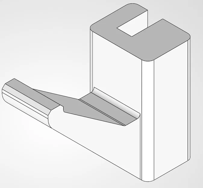 Móc treo 3D đơn giản cho bảng Pegboard (Universal Peg Board) - Image 1