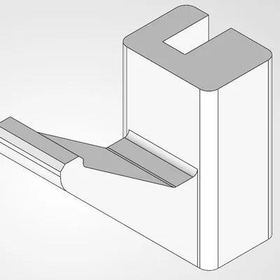 Móc treo 3D đơn giản cho bảng Pegboard (Universal Peg Board)