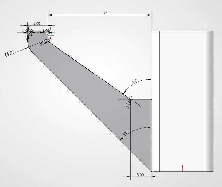 Móc treo 3D đơn giản cho bảng Pegboard (Universal Peg Board) - Image 2