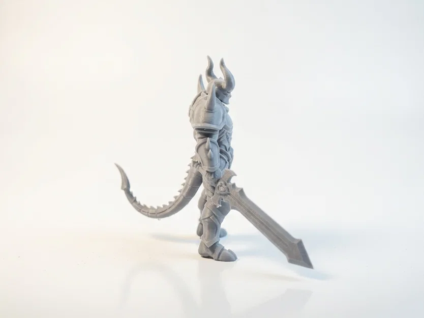Mô hình 3D Demon Warlord - Chiến binh quỷ thần thoại cực chi tiết - Image 3