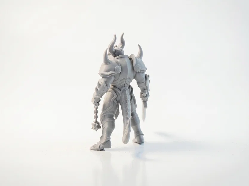 Mô hình 3D Demon Warlord - Chiến binh quỷ thần thoại cực chi tiết - Image 4