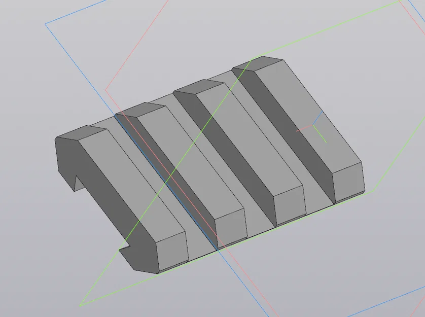 Ngàm chuyển đổi 11mm Dovetail sang Picatinny cho Korsar - Image 1