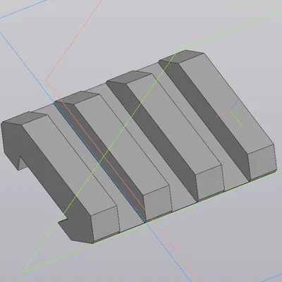 Ngàm chuyển đổi 11mm Dovetail sang Picatinny cho Korsar