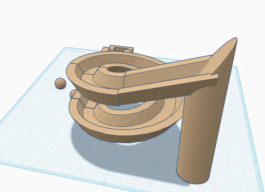 Mô hình đường trượt bi xoắn ốc (Mini Marble Run) in 3D độc đáo - Image 2