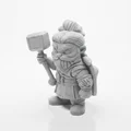 Mô hình Dwarf Builder - Tượng chiến binh lùn kỳ ảo in 3D - Thumbnail 1