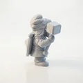 Mô hình Dwarf Builder - Tượng chiến binh lùn kỳ ảo in 3D - Thumbnail 3