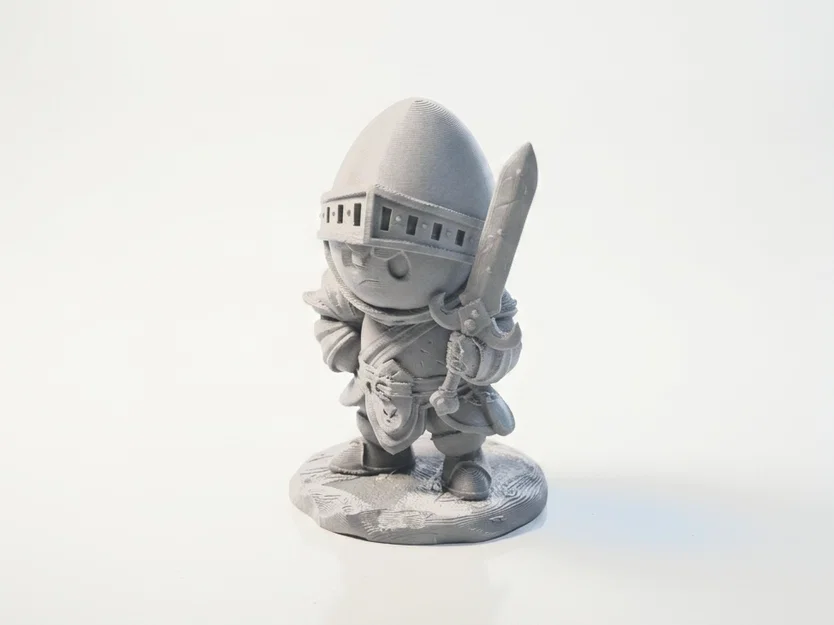 Mô hình hiệp sĩ trứng Egg Knight - Tệp in 3D giả tưởng - Image 1