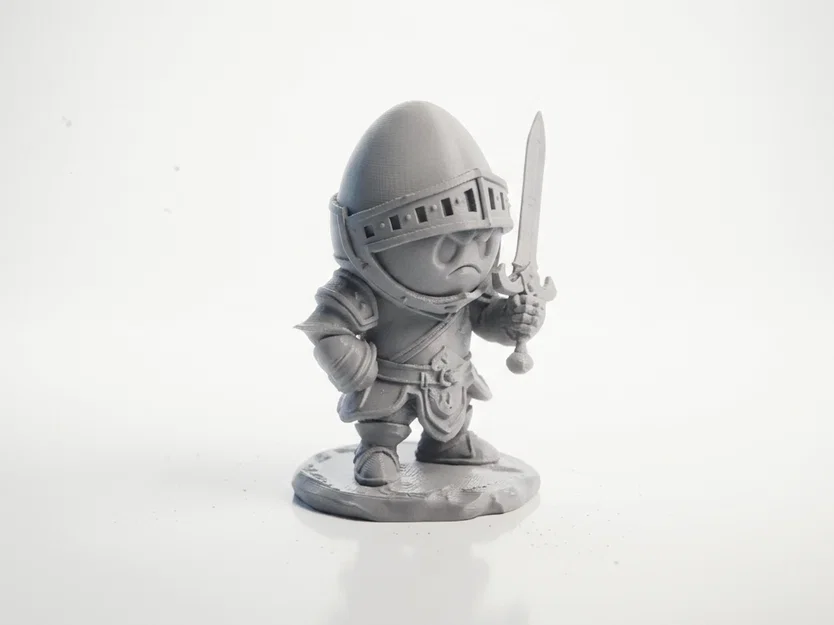 Mô hình hiệp sĩ trứng Egg Knight - Tệp in 3D giả tưởng - Image 2