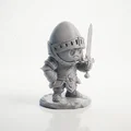 Mô hình hiệp sĩ trứng Egg Knight - Tệp in 3D giả tưởng - Thumbnail 2