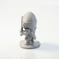 Mô hình hiệp sĩ trứng Egg Knight - Tệp in 3D giả tưởng - Thumbnail 4