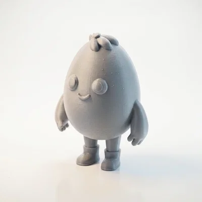 Mô hình nhân vật Fantasy Egg Man in 3D