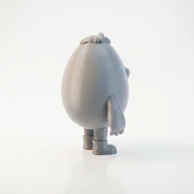 Mô hình nhân vật Fantasy Egg Man in 3D