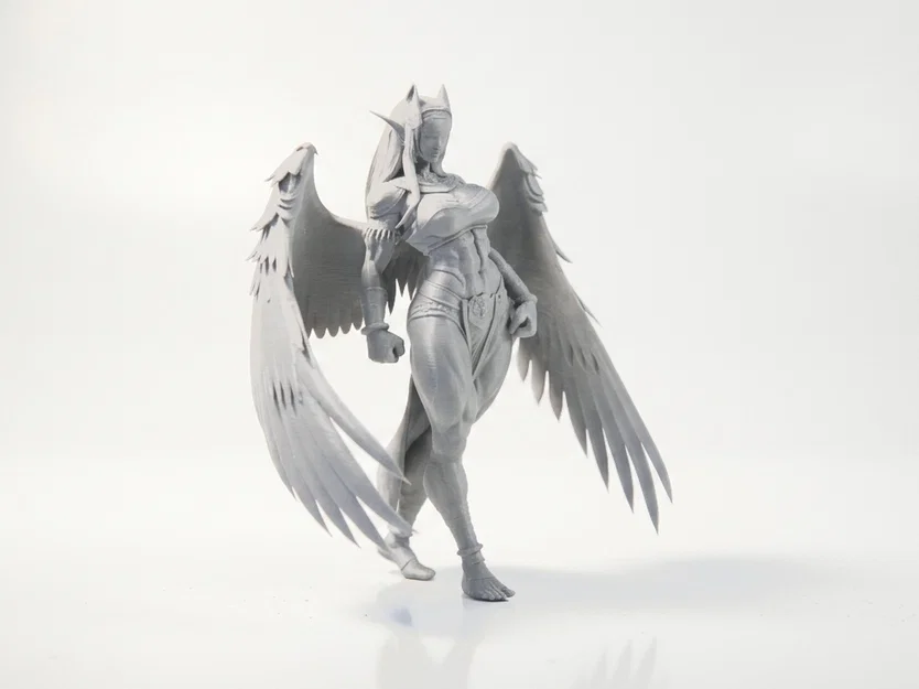 Mô hình Thiên thần Elf có cánh - File in 3D Fantasy - Image 2