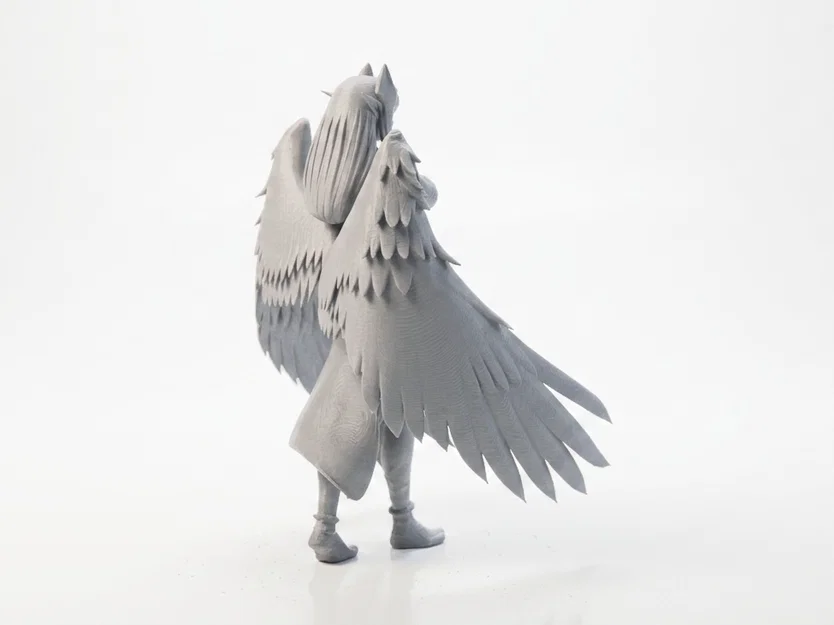 Mô hình Thiên thần Elf có cánh - File in 3D Fantasy - Image 3