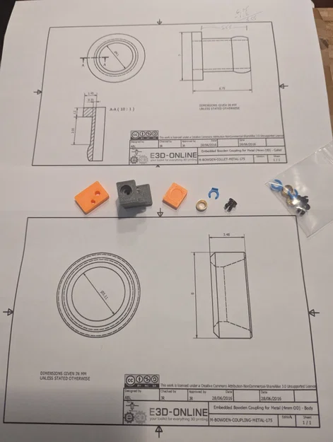 Q2 Filament Entry Sensor D2F - Phiên bản dùng metal collet - Image 4