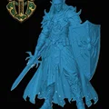 Mô hình Drow Paladin cho game RPG - Thumbnail 1