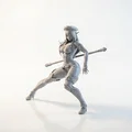 Mô hình in 3D chiến binh Elf - Tượng fantasy dành cho người sưu tầm - Thumbnail 1