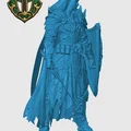 Mô hình Drow Paladin cho game RPG - Thumbnail 2