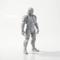 Mô hình tượng Robot Evil Bot phong cách tương lai (In 3D) - Thumbnail 2