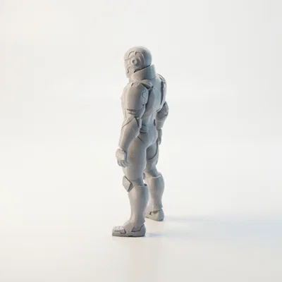 Mô hình tượng Robot Evil Bot phong cách tương lai (In 3D)