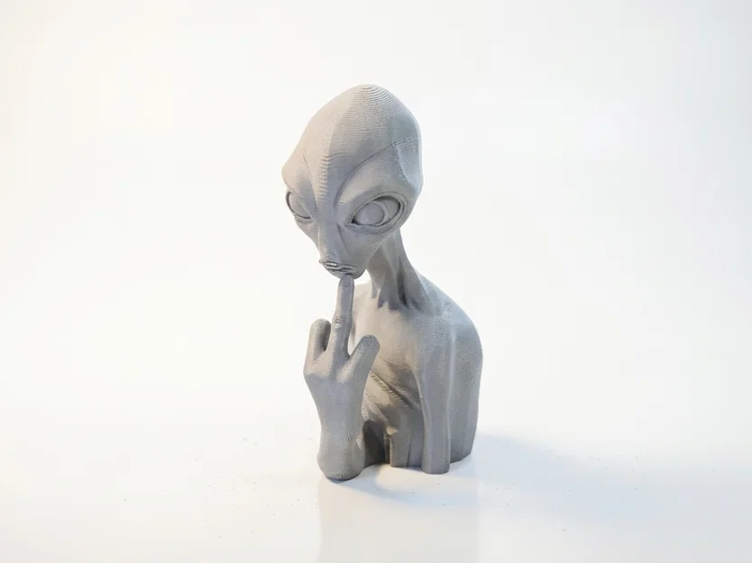 Mô hình người ngoài hành tinh FU - Thiết kế in 3D giả tưởng cực chất - Image 1