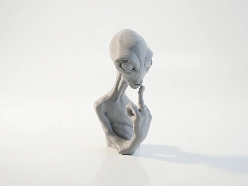Mô hình người ngoài hành tinh FU - Thiết kế in 3D giả tưởng cực chất - Image 2