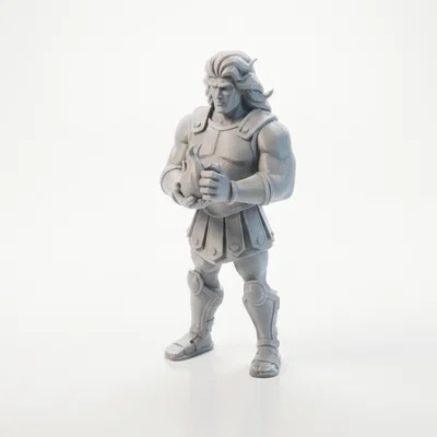 Mô hình Chiến binh Lửa Fantasy - Tệp 3D Printable
