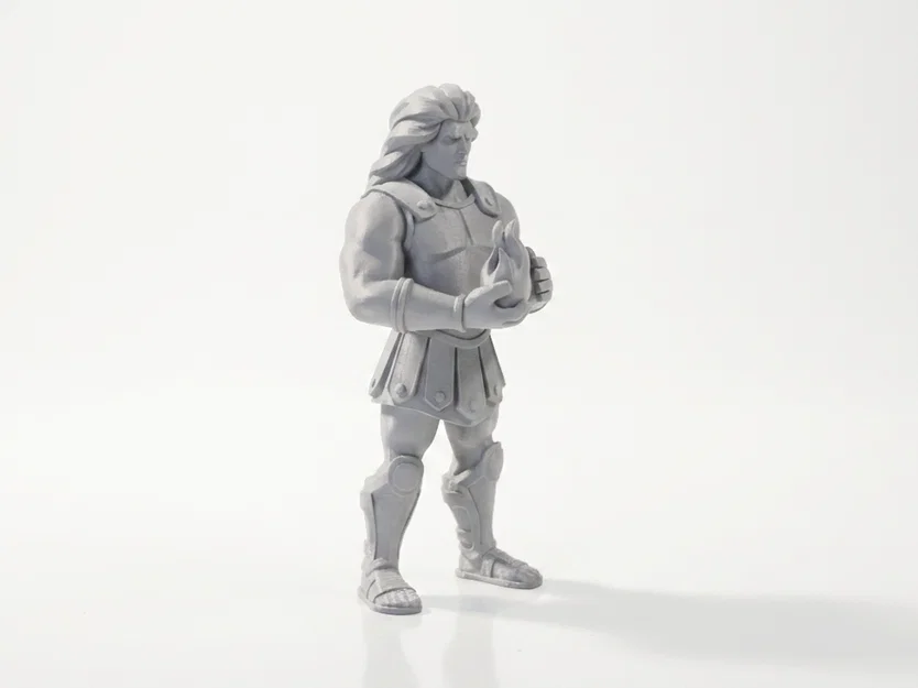 Mô hình Chiến binh Lửa Fantasy - Tệp 3D Printable - Image 2