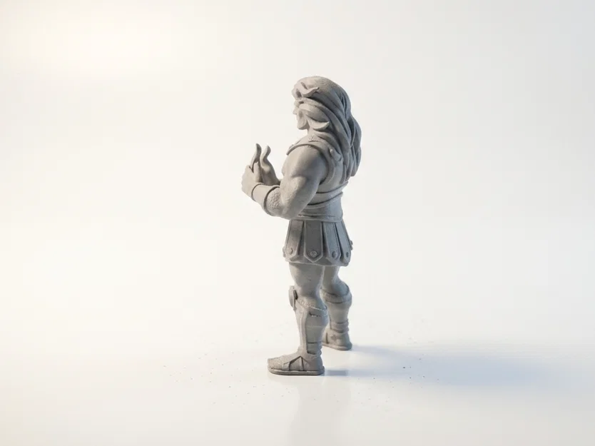 Mô hình Chiến binh Lửa Fantasy - Tệp 3D Printable - Image 4