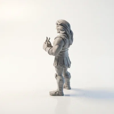 Mô hình Chiến binh Lửa Fantasy - Tệp 3D Printable