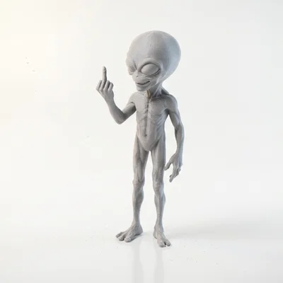 Mô hình tượng Alien Fantasy Sci-Fi Character in 3D