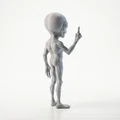 Mô hình tượng Alien Fantasy Sci-Fi Character in 3D - Thumbnail 3
