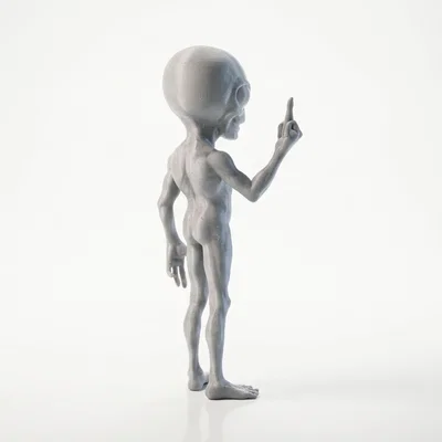 Mô hình tượng Alien Fantasy Sci-Fi Character in 3D