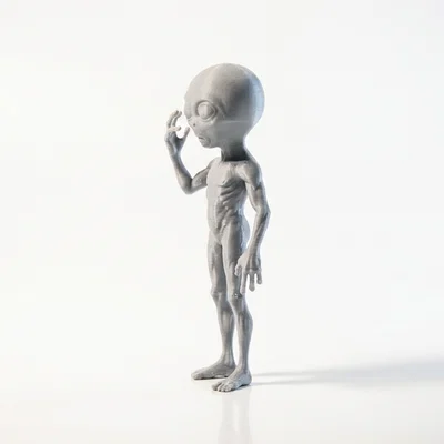 Mô hình tượng Alien Fantasy Sci-Fi Character in 3D