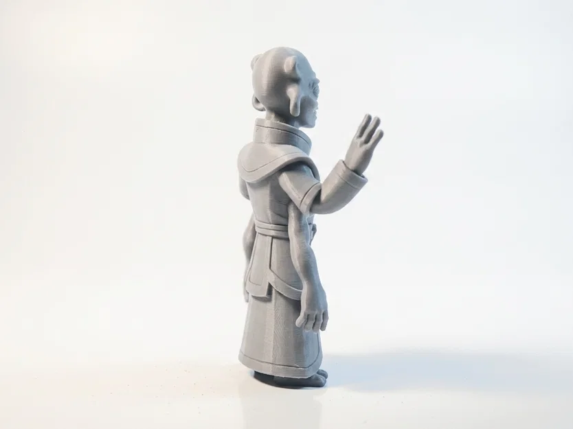 Mô hình 3D in ấn: Tượng sinh vật ngoài hành tinh bốn tay phong cách thần thoại giả tưởng - Image 3