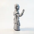 Mô hình 3D in ấn: Tượng sinh vật ngoài hành tinh bốn tay phong cách thần thoại giả tưởng - Thumbnail 3