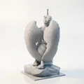 Tượng Thiên Thần Sa Ngã - Mô hình 3D chủ đề thần thoại giả tưởng - Thumbnail 3