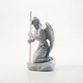 Tượng Thiên Thần Sa Ngã - Mô hình 3D chủ đề thần thoại giả tưởng - Thumbnail 4