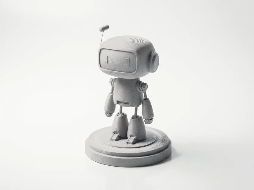 Mô hình Robot Thân thiện Phong cách Cổ điển (3D Printable) - Image 1