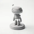 Mô hình Robot Thân thiện Phong cách Cổ điển (3D Printable) - Thumbnail 1