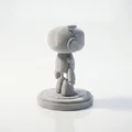 Mô hình Robot Thân thiện Phong cách Cổ điển (3D Printable) - Thumbnail 3