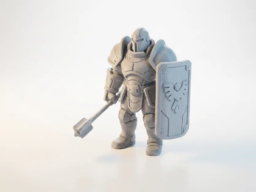 Mô hình chiến binh robot Galactic Bot Warrior - File in 3D phong cách viễn tưởng - Image 1
