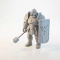 Mô hình chiến binh robot Galactic Bot Warrior - File in 3D phong cách viễn tưởng - Thumbnail 1