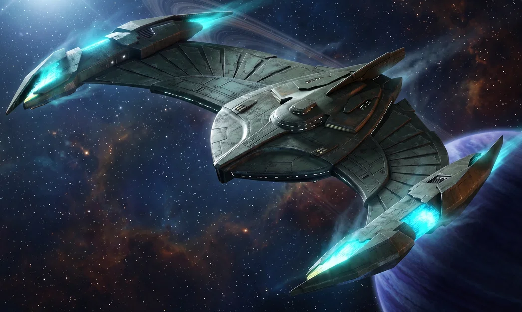 Mô hình tàu Romulan Gladius từ Star Trek Fleet Command - Image 1