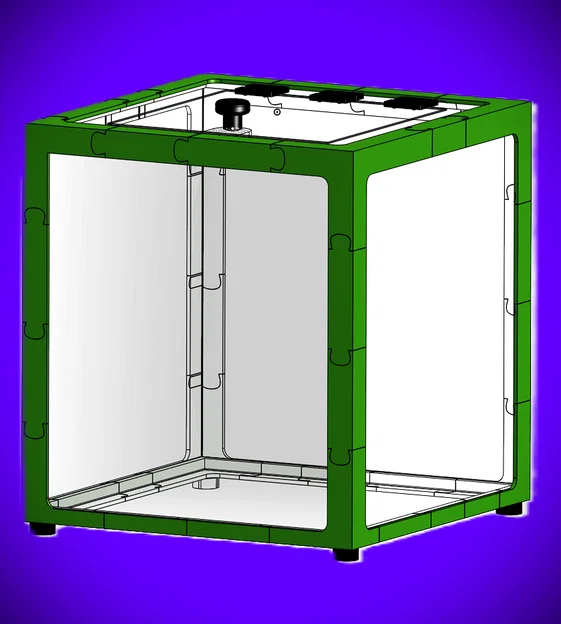 Thiết kế bể nuôi Terrarium 60cm x 70cm lắp ghép 3D - Image 1