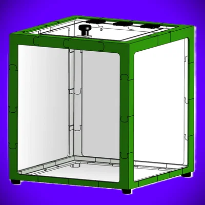Thiết kế bể nuôi Terrarium 60cm x 70cm lắp ghép 3D