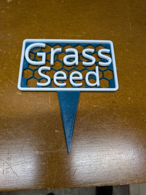 Biển báo gieo hạt cỏ (Grass Seed Sign) - Image 1